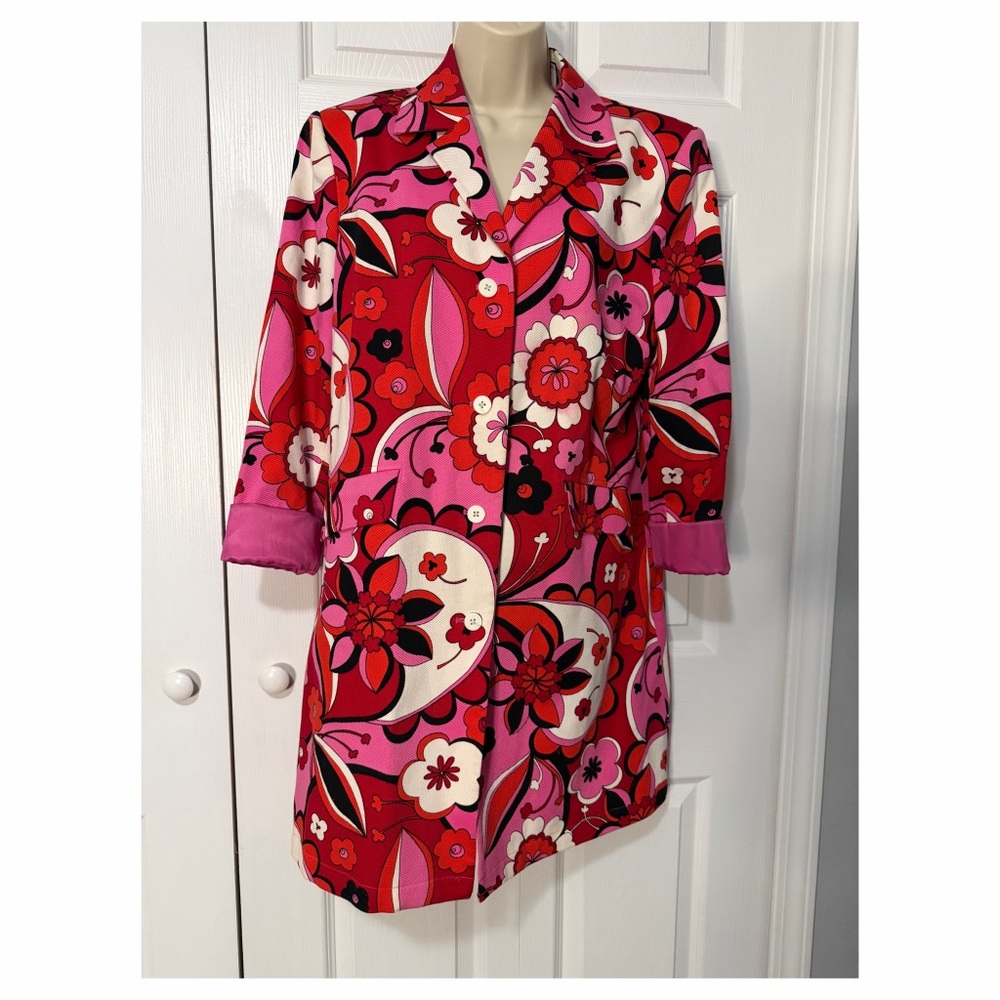 Vibrant Floral Coat